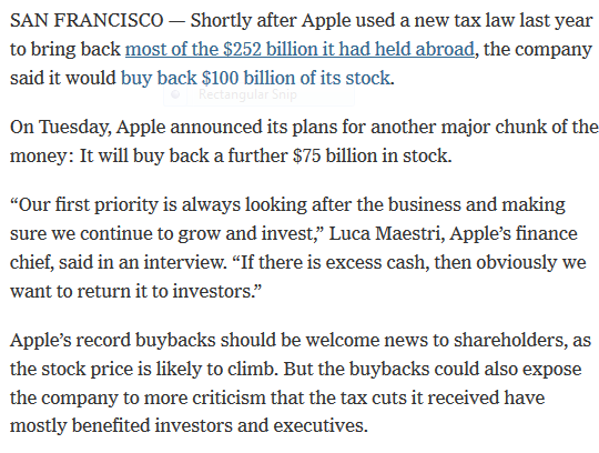 Entities in a news snippet